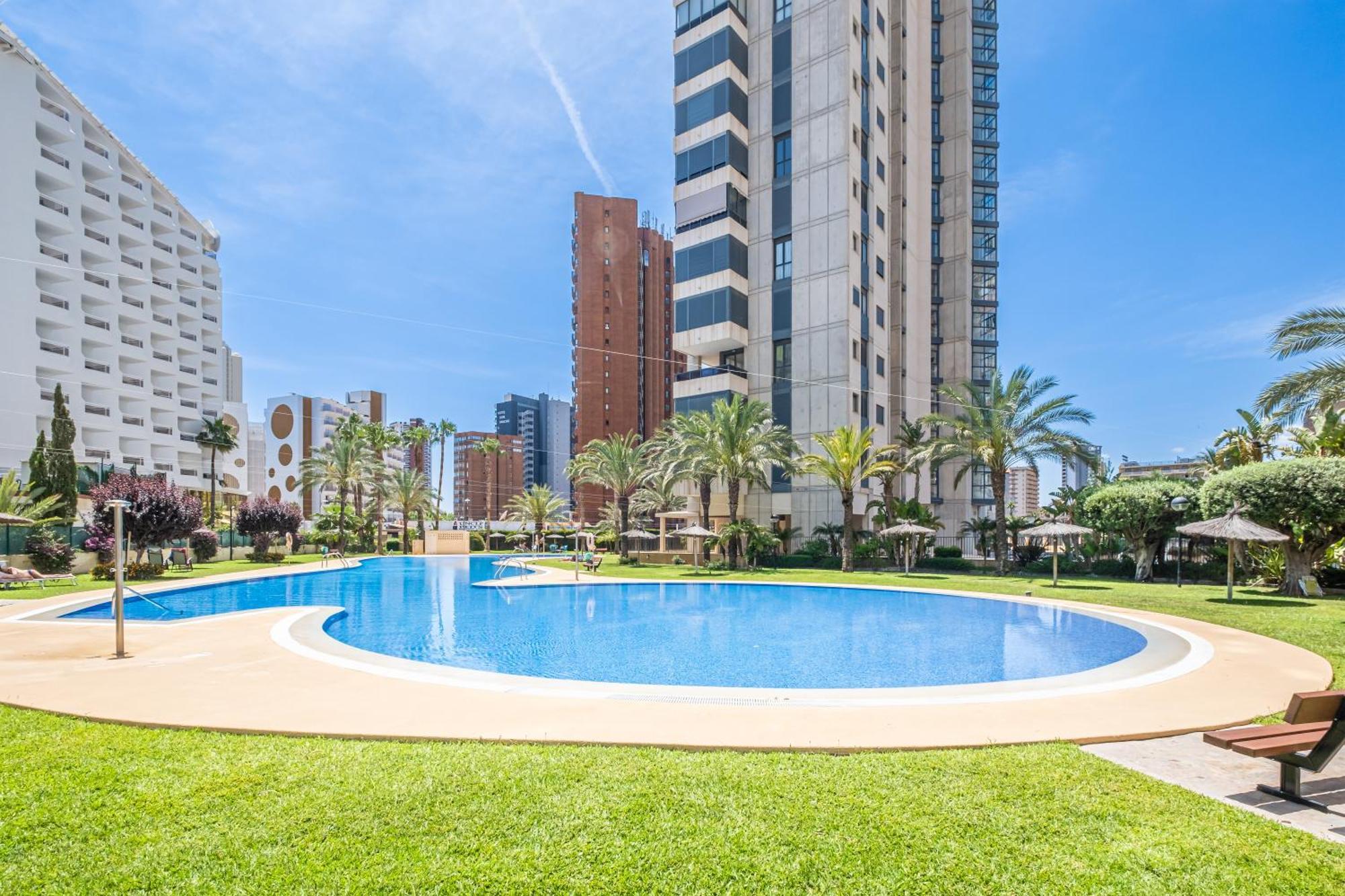Gemelos 26 Resort Apartment 9-C Levante Beach ベニドルム エクステリア 写真